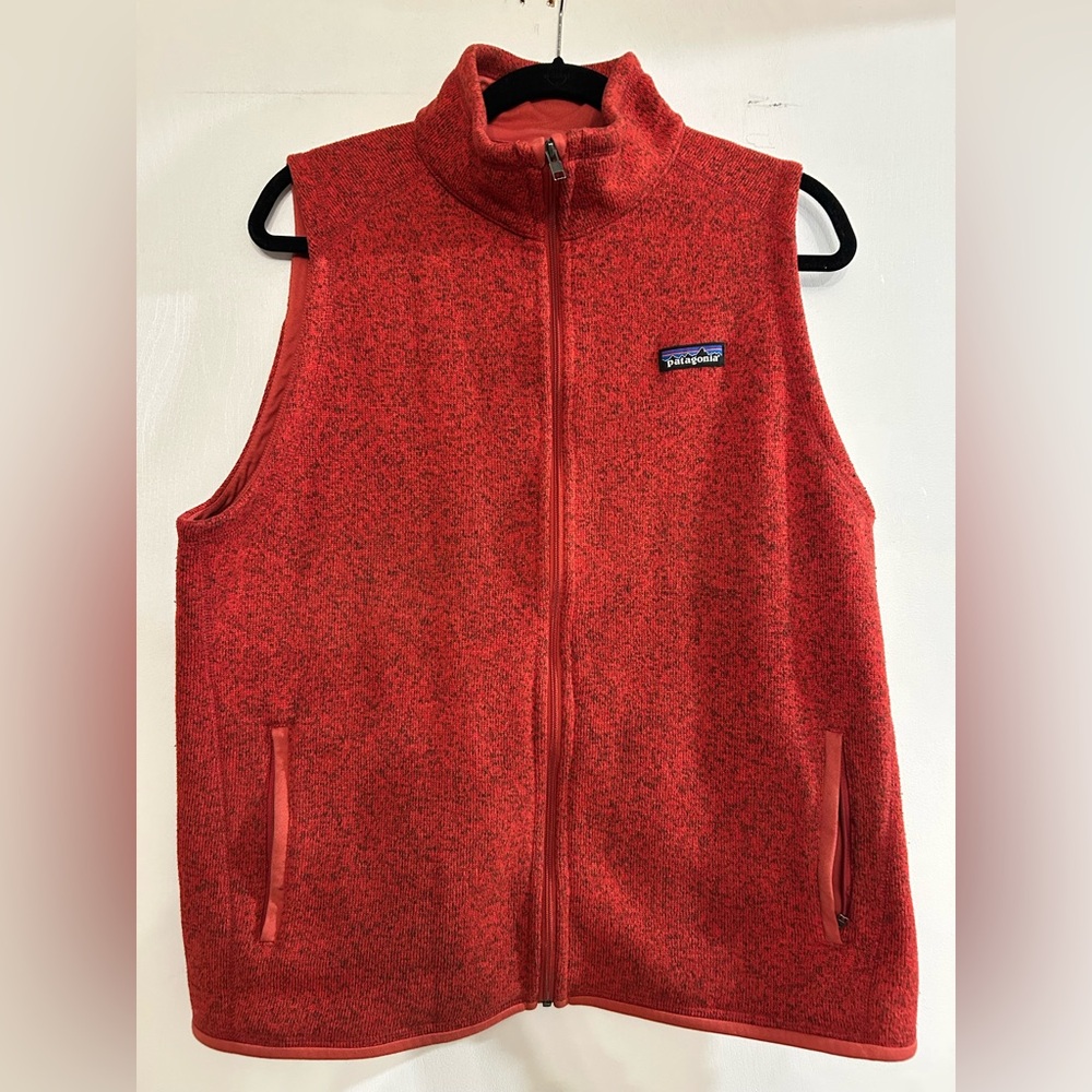 Women’s Patagonia Sweater Vest in Red, size XL. Super Comfortable.